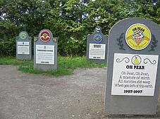 Ben & Jerrys Grabsteine