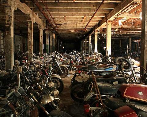 Alte Motorräder