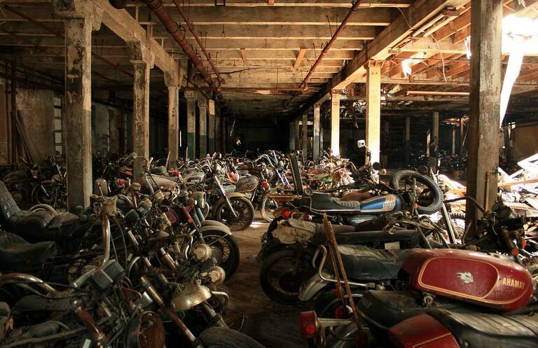 Alte Motorräder