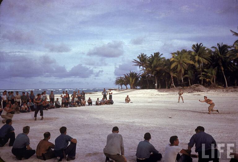 Zweiter Weltkrieg in der Südsee Tarawa Atoll