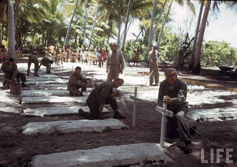 Zweiter Weltkrieg in der Südsee Tarawa Atoll