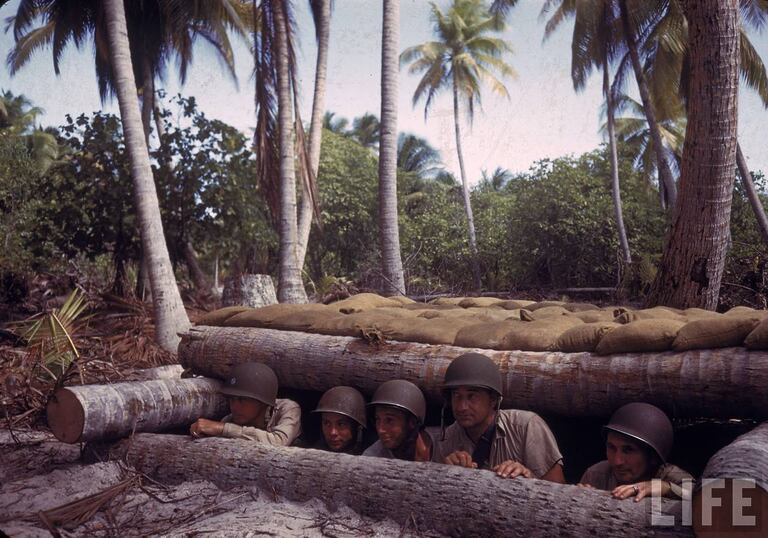 Zweiter Weltkrieg in der Südsee Tarawa Atoll