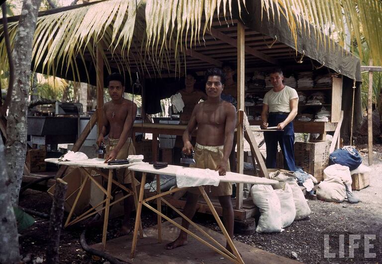 Zweiter Weltkrieg in der Südsee Tarawa Atoll